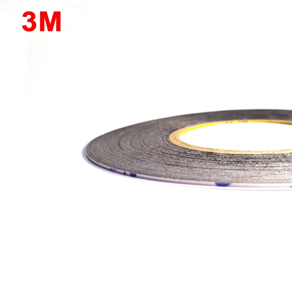 

1mm width, 50M, Slim Double Sided Adhesive Black Sticker for iphone, Samsung Huawei Touch Screen Tablet LCD Repair