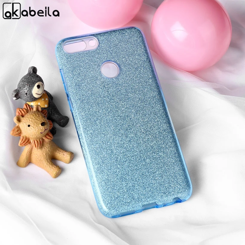 

Case For Huawei P smart Cases Glitter P10 P20 P9 P8 Lite 2017 Y7 Prime 2018 Mate 10 lite Y6 II Honor V10 6x 7C 8 9 V9 Lite Pro