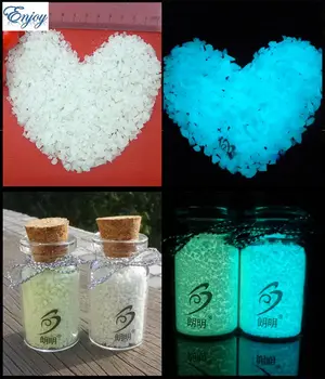 

500g/lot Luminous Stone Sand Noctilucent Glow Sand Fairy tiny rock Dust Glow at Night for Glass vial bottle nail glitter
