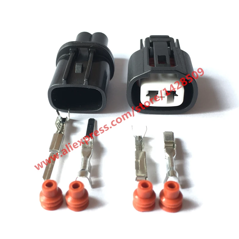 

5 Sets 2 Pin ABS Sensor Plug Female Male Sensor Connector For Toyota 6189-0706