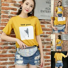 Поясная Сумка водонепроницаемая прозрачная панк голографическая поясная сумка Лазерная поясная сумка для женщин поясная сумка дамская сумка для живота кошелек