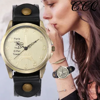 

Wristwatches Ccq Beautiful Fashion Simple Watch Ladies Leather Belt Watch For Gift 2019 Women Watche Quartz Watche Reloj