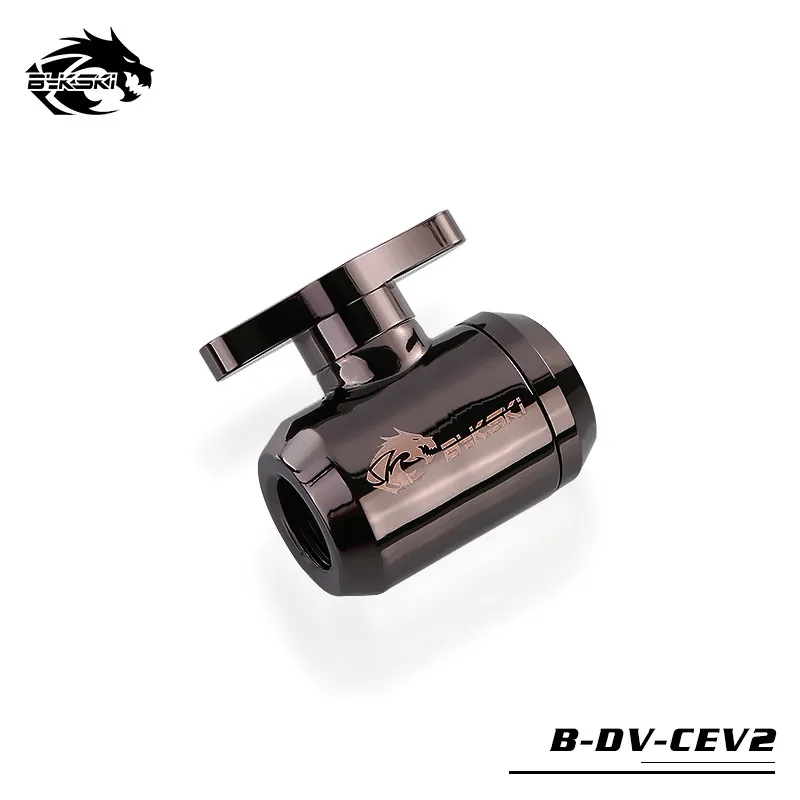 Bykski ручной винт водяные клапаны G1/4 нить женский водяного охлаждения клапаны для жестких трубков охлаждения Системы B-DV-CEV2 - Цвет лезвия: All Grey