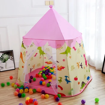 

2019 hot sell indoor folding children's tent play house boy home mini princess castle girl toy house small house