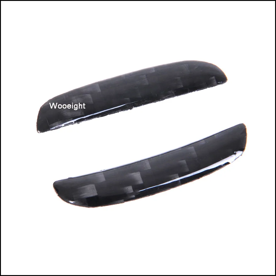 4Pcs Carbon Fiber Steering Wheel Badge Emblem Cover Sticker Car Styling Accessories For Honda Civic Accord Fit CRV CR-V 2016 (2)