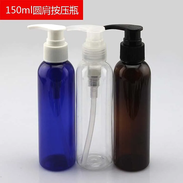 Пластиковая бутылка для шампуня с помпой 150 мл 10 шт./лот|bottle shampoo|empty bottleempty bottle shampoo