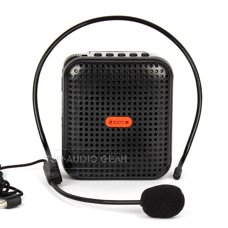 

Mini Voice Amplifier Headworn Headset Microphone Teaching Speaker Megaphone Teacher Guide Coach Subway Mic Loudspeaker PA System