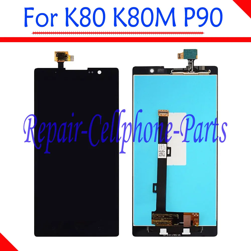 

Black 100% New Full LCD DIsplay + Touch Screen Digitizer Assembly For Lenovo K80 K80M P90 Tracking Number