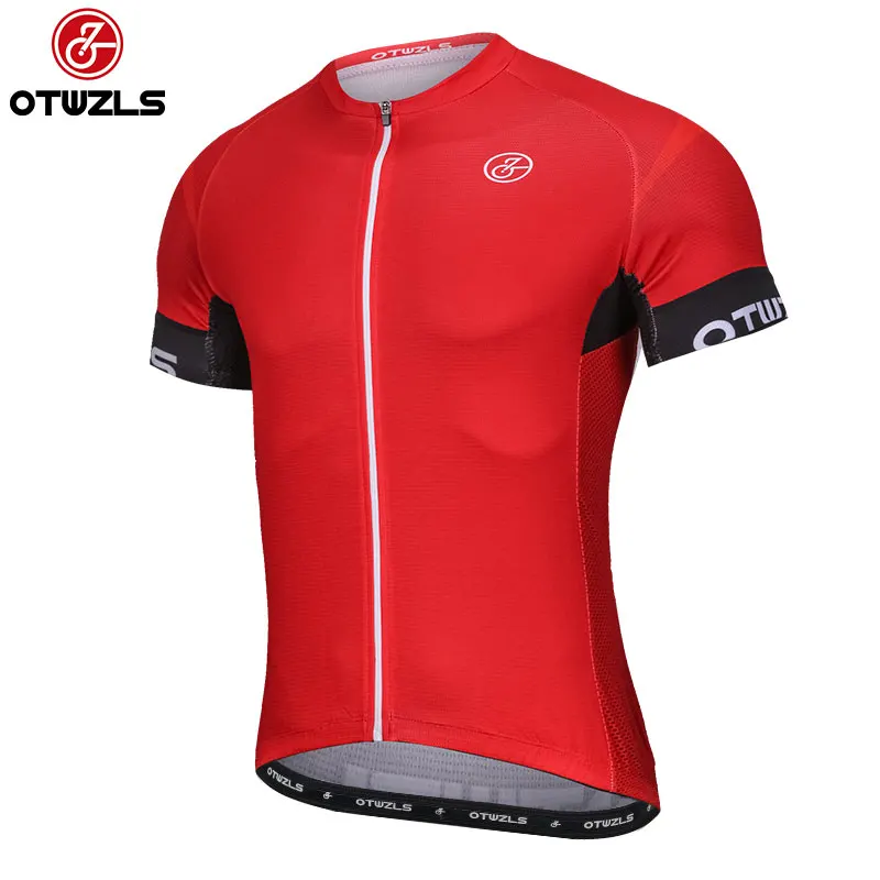 OTWZLS cycling jersey short sleeve summer cycling clothing men pro team reflective mountain bike