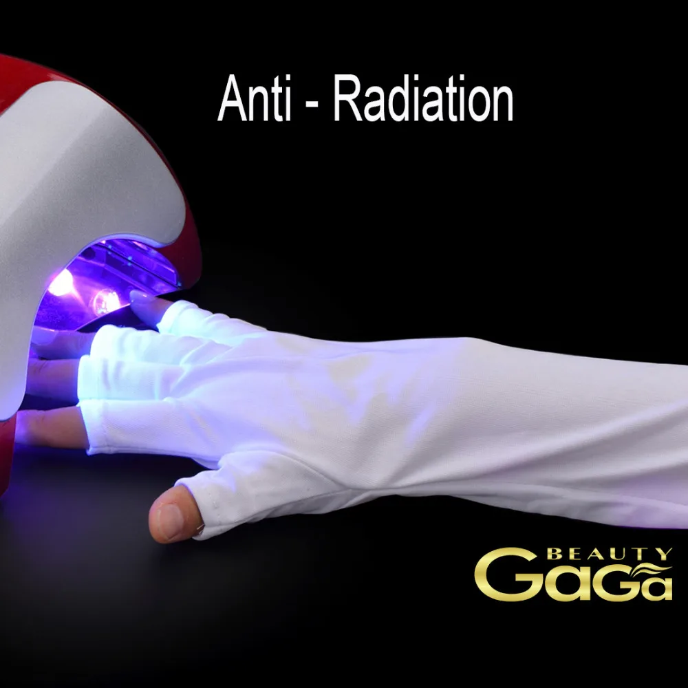 

BNG 1Pair Anti-Ultraviolet Nail Protection Gloves UV Radiation Protection Open-Toed Glove Hand Nail Manicure Dryer Anti UV Glove