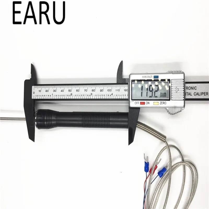 RTD PT100 3 мм Диаметр резкий зонд Датчик температуры с ручкой для измерения мяса печи термопары барбекю Somker кухня