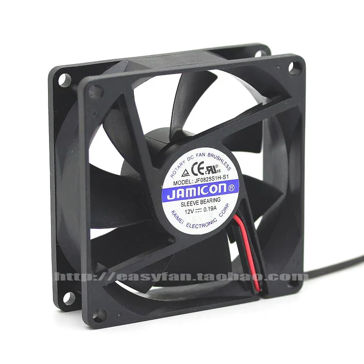 Новый JAMICON JF0825S1H-S 12V 0.19A 8025 8 см блок питания ATX вентилятор охлаждения |
