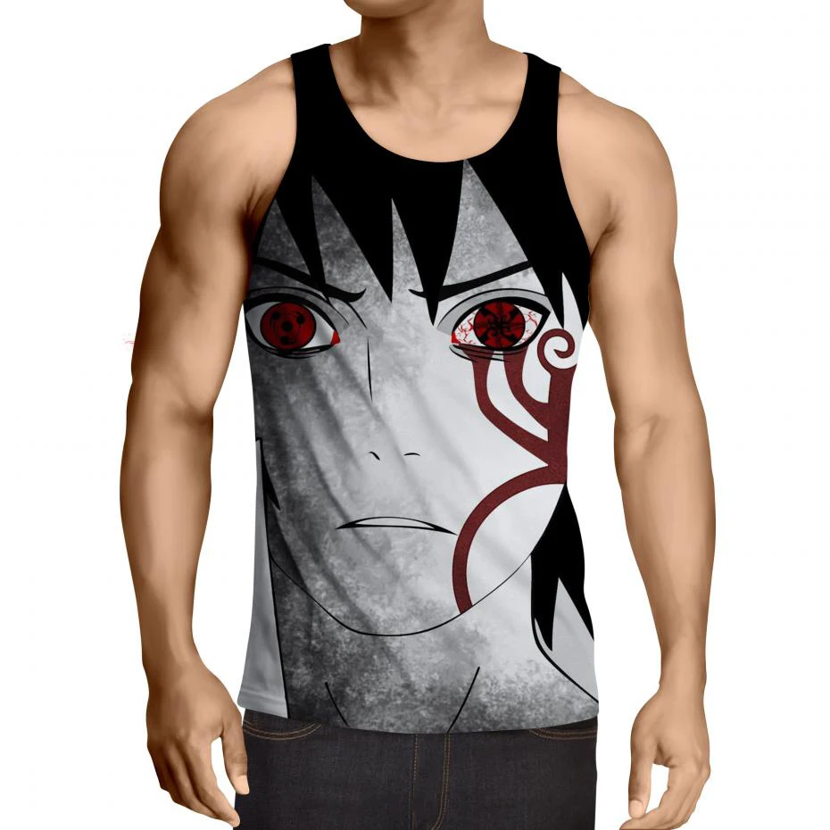 

Men Clothing 2017 Naruto 3d Anime Tank Top Vest Sleeveless Fitness Singlets Hip Hop Brand Tank Tops Clothing Bodybuilding R2980