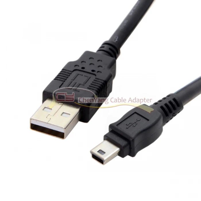 Chenyang 3 м 5 м 8 м мини-usb 5Pin к USB 2,0 Мужской кабель для передачи данных для жесткого диска и камеры и телефона