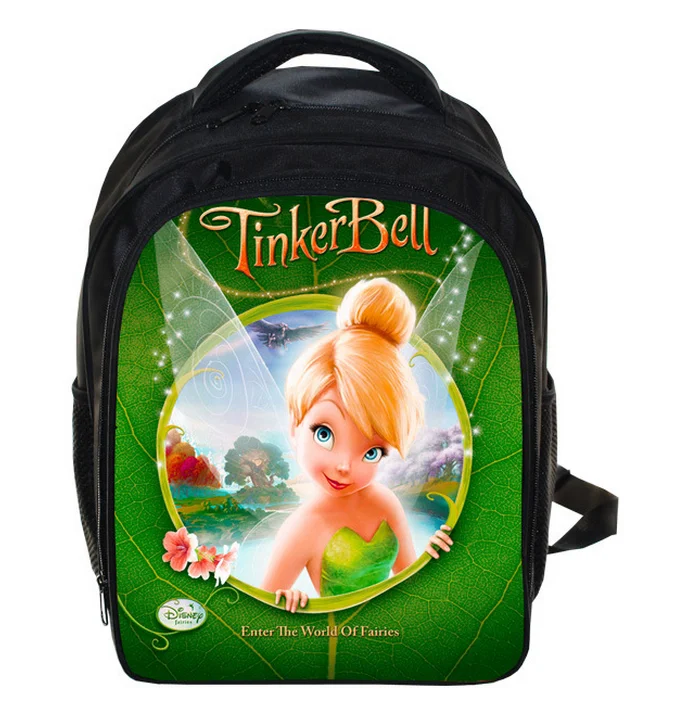 

13 Inch Cartoon Tinker Bell School Bags for Kindergarten Children kids School Backpack for Girls Children's Backpacks Mochila