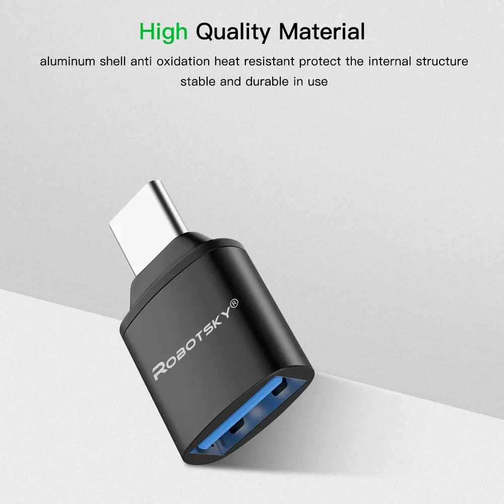 Otg адаптер от типа C 3 0 &quotпапа&quot в USB переходник с внутренней резьбой для Samsung s8
