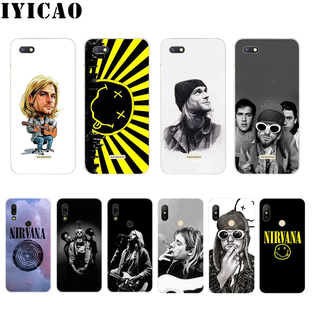 IYICAO Nirvana Kurt Cobain жесткий чехол для Xiaomi Redmi Note 3 4 5 6 7 Pro 5A Prime | Мобильные телефоны и