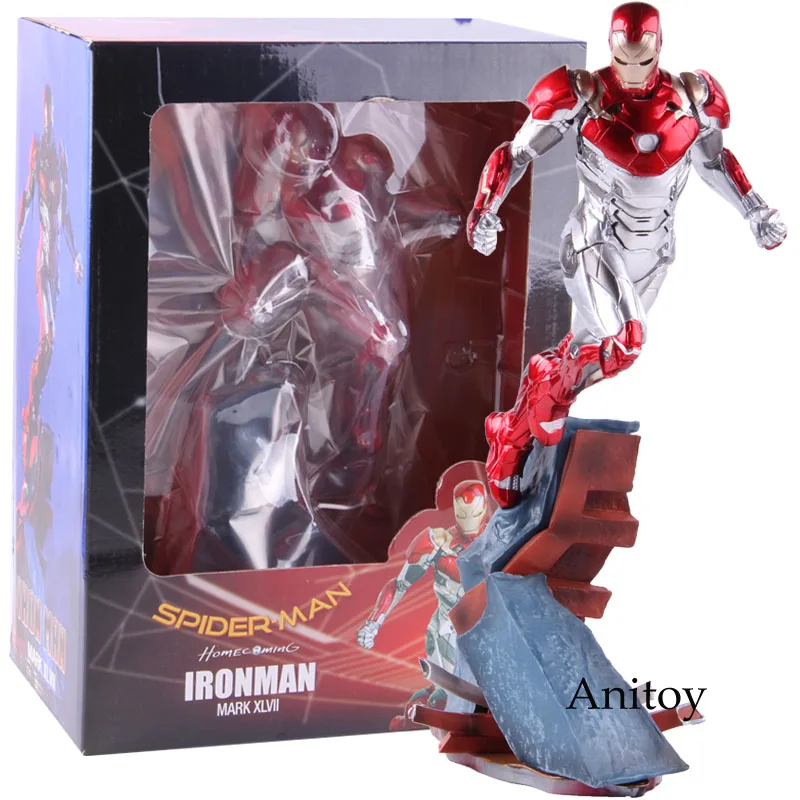 

Marvel Spider-Man Homecoming Ironman Mark XLVII Iron Man MK47 1/10 Scale PVC Figure Collectible Model Toy