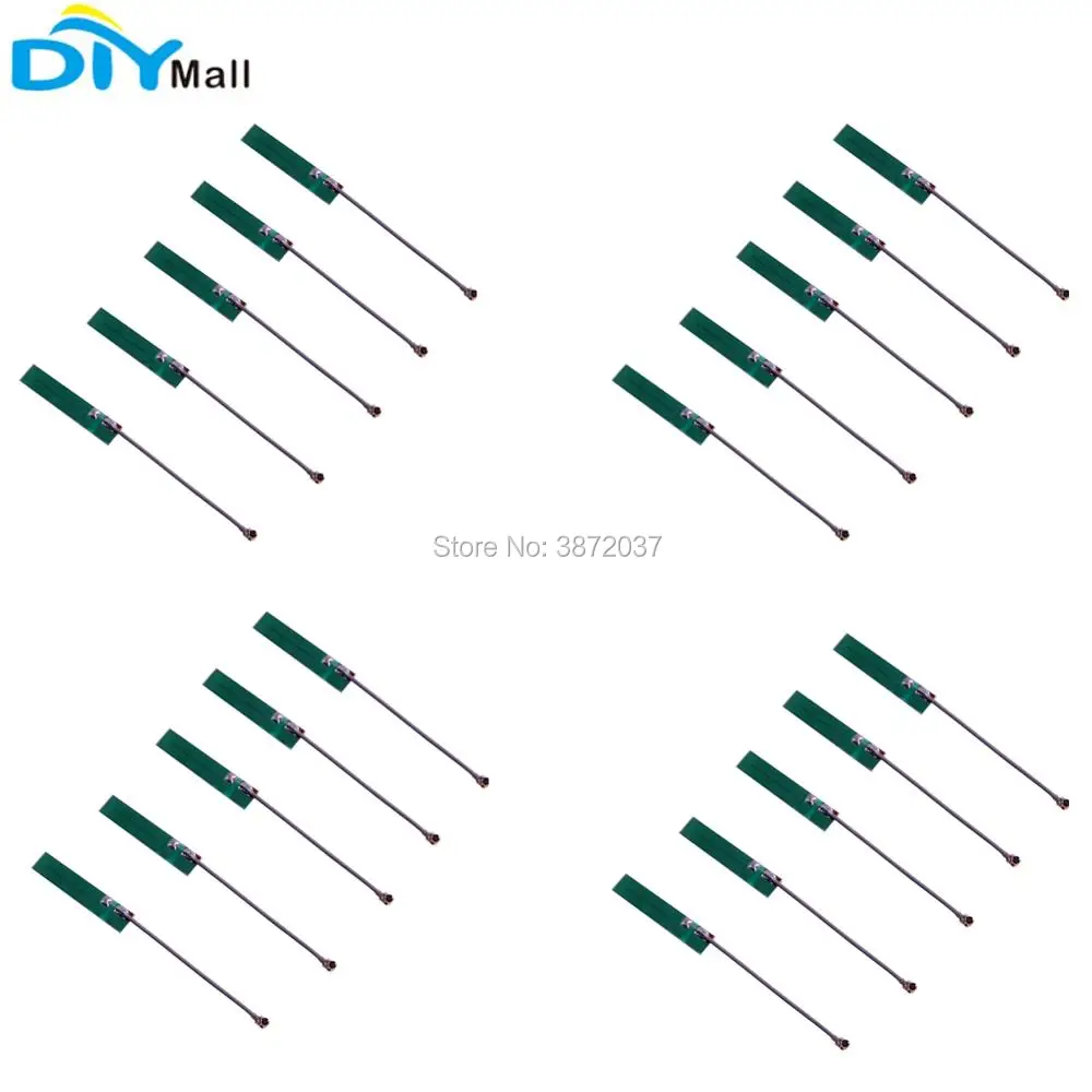 

20pcs/lot 4G GSM 3G WCDMA GPRS PCB Antenna 50ohm for SIM900A SIM908 SIM800 Module