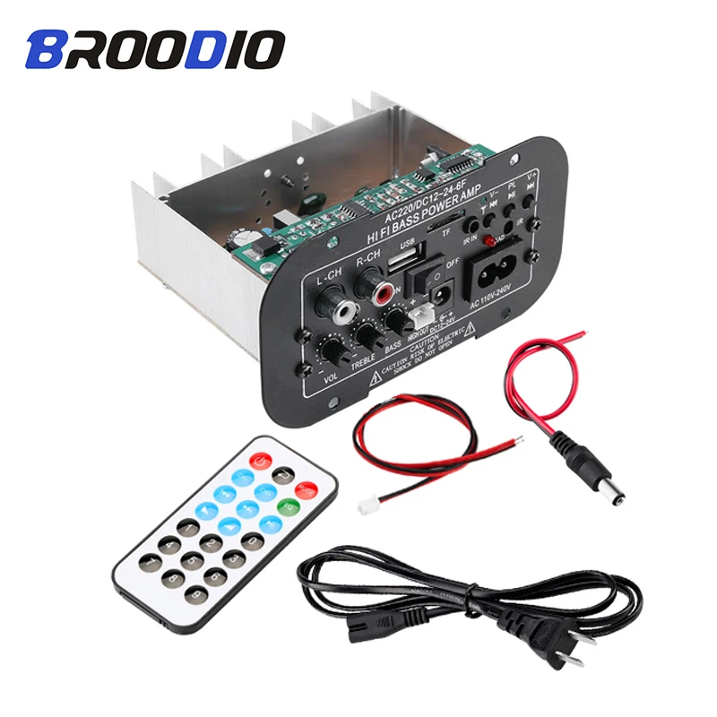 

New 60W High Power Amplifier Board Audio Support Bluetooth Stick Amplificador Subwoofer Power Amplifiers TF Player DIY Speakers