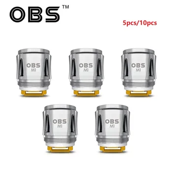 

Original 5pcs 10pcs OBS Draco M1 Mesh Coil 0.2ohm E-cigarette Vape Replacement Coil for OBS Draco Starter Kit / OBS Cube VW Kit