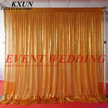 

New Design Ruffled Sequin Backdrop Curtain For Wedding Event Decoration