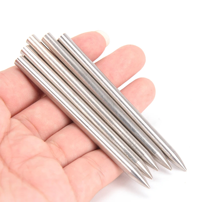 5 قطعة 550 Paracord Fids جلد خياطة النسيج إبر الفولاذ الصلب يعمل ل الأربطة سلاسل paracord الفولاذ