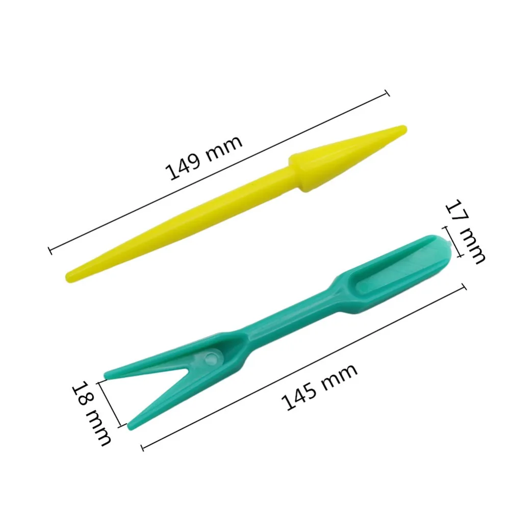 Plant Pot Shovel & Depth Ruler Agriculture Transplanting Seedlings Garden Potted Plants Planting Tools 1 Set(2 Pcs)