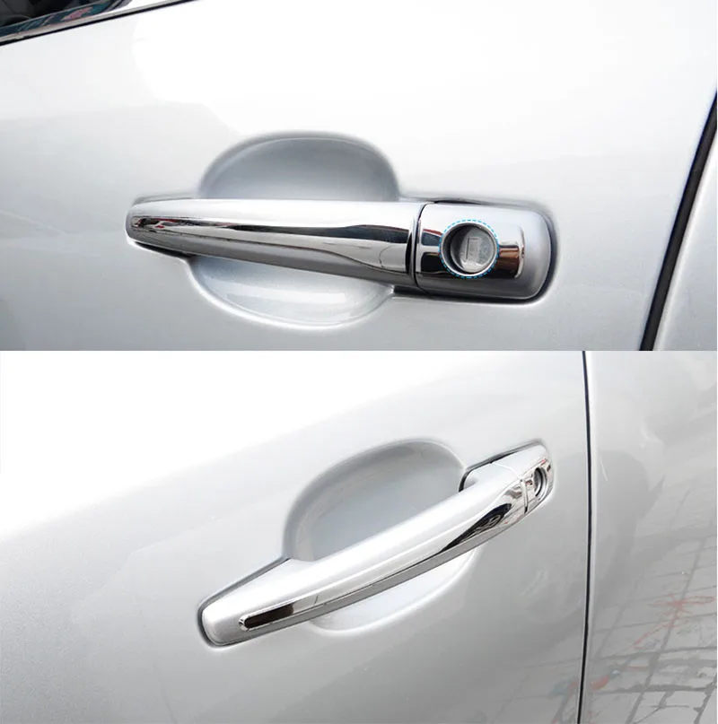 Подходит для PEUGEOT 2008 3008 207 308 407 CITROEN C4 C6 хромированные дверные ручки крышки отделка