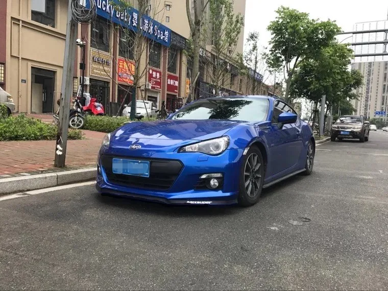 Автомобильный Стайлинг передние бамперы спойлер наклейка для Subaru BRZ Legacy WRX STI VA Justy