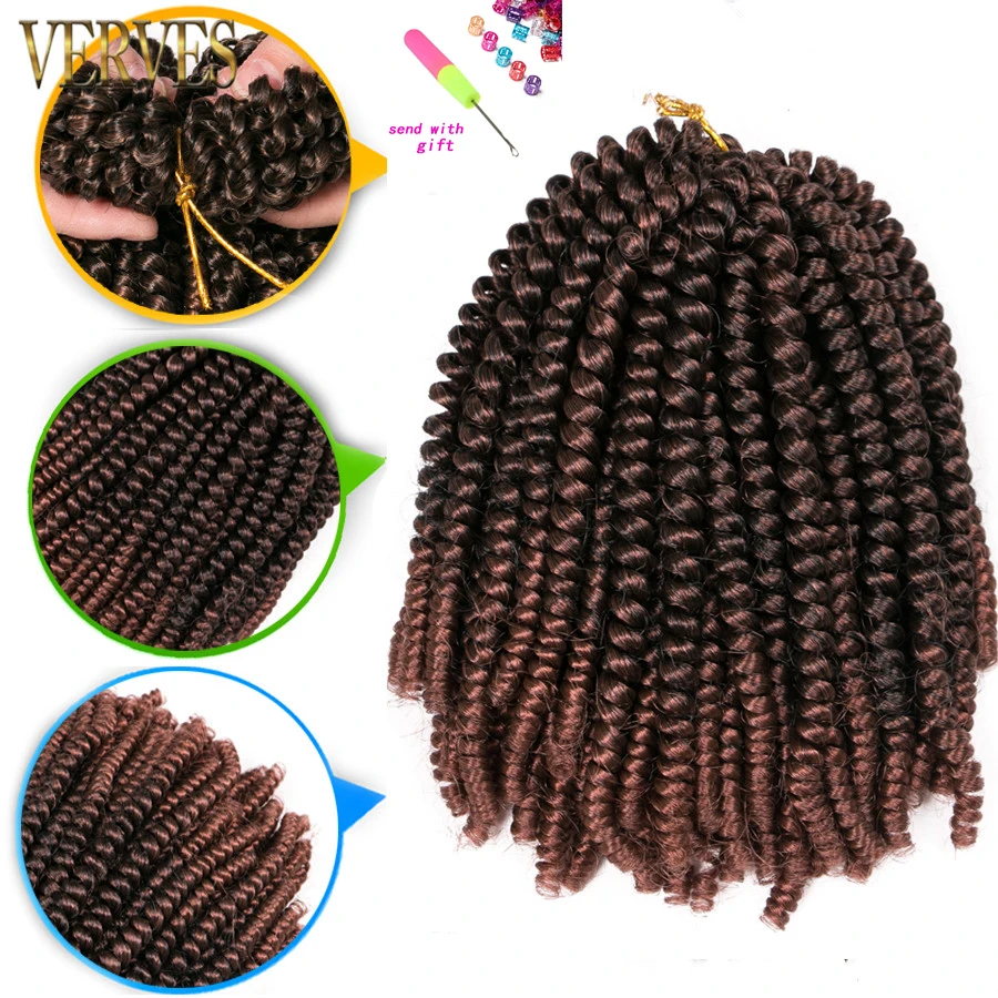1Crochet Braid Hair Havana color 3