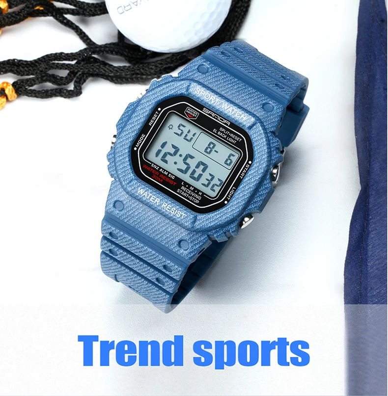 SANDA спортивный светодиодный электронные цифровые часы водонепроницаемые мужские часы наручные часы для влюбленных мужские s лучший бренд класса люкс Relogio Masculino