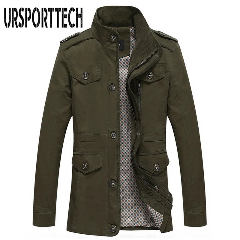 

Brand Mens Jackets New 2018 Autumn Mid Aged Men Business Thin Jacket Outwear Jackets Coat Hot Plus Size M-5XL Free Shipping