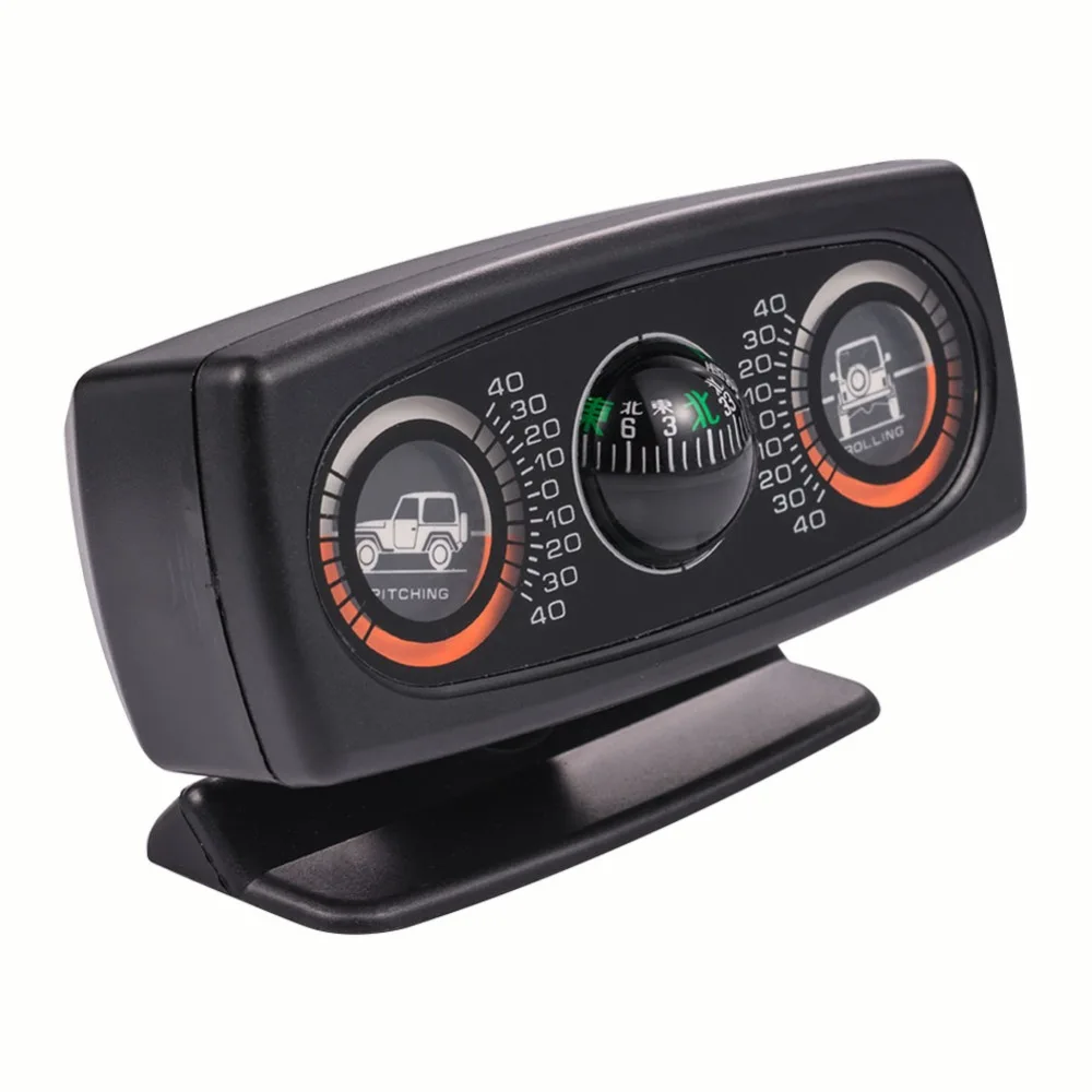  New Vehicle Compass Multifunction Car Inclinometer Slope Measure Inclination Tool