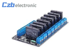 

1pcs 8 Channel 5V DC Relay Module Solid State High Level SSR AVR DSP G3MB-202P Relay for Arduino