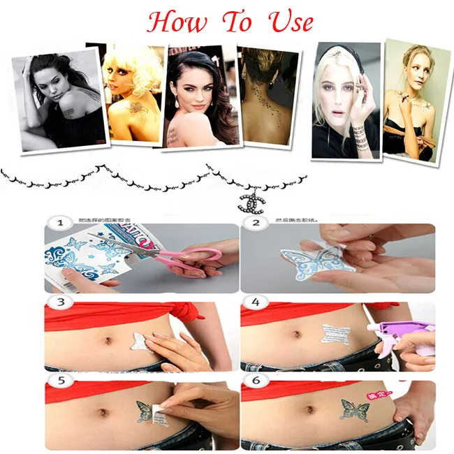 Etiqueta do Tatuagem de Metal Calor cm Metálico Faça Você Mesmo Tatuagem Temporária Ouro 12 Modelos Wholesale12pcs 21 x 10.5 6 Cheap Tatuagens temporárias