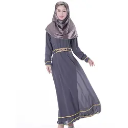 Новый стиль мусульманской одежда для Абая для мусульманских женщин платье мусульманские платья кафтанов женщин ferace одеяние мусульмане 2019