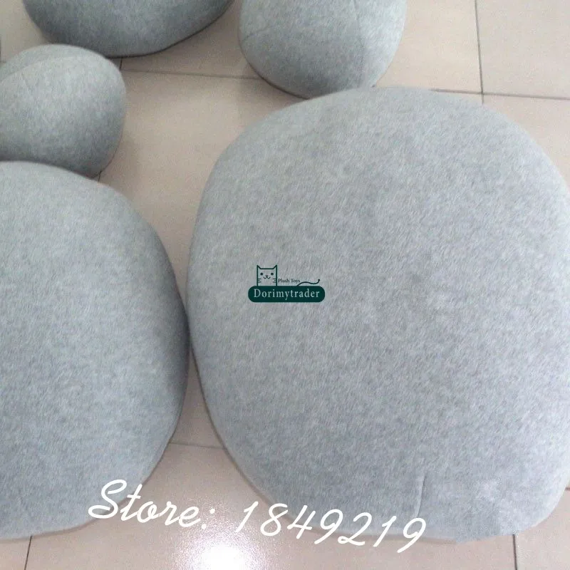 Sala de Estar Dorimytrader Faça Você Mesmo Cobblestone Natural Almofada 6 Pçs Lote Enorme Pelúcia Emulational Pedra Travesseiro Decoração Crianças Brinquedo Dy61088 13 lote enorme pelúcia emulational pedra travesseiro sala
