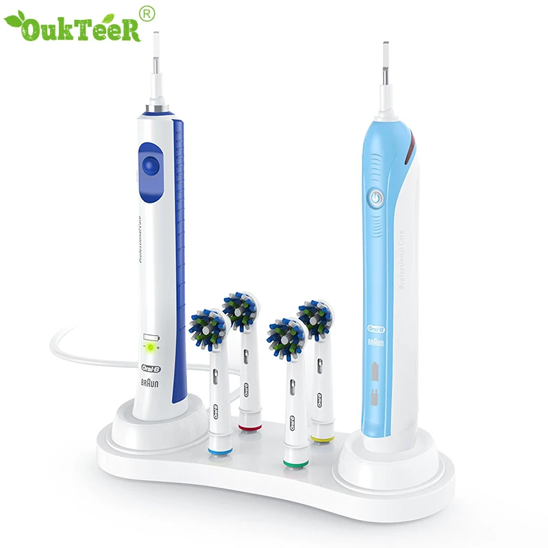 

Electric Toothbrushes Holder Stand Support With Charger Hole Toothbrush Heads Base for Oral B D12 D20 D16 D10 D34