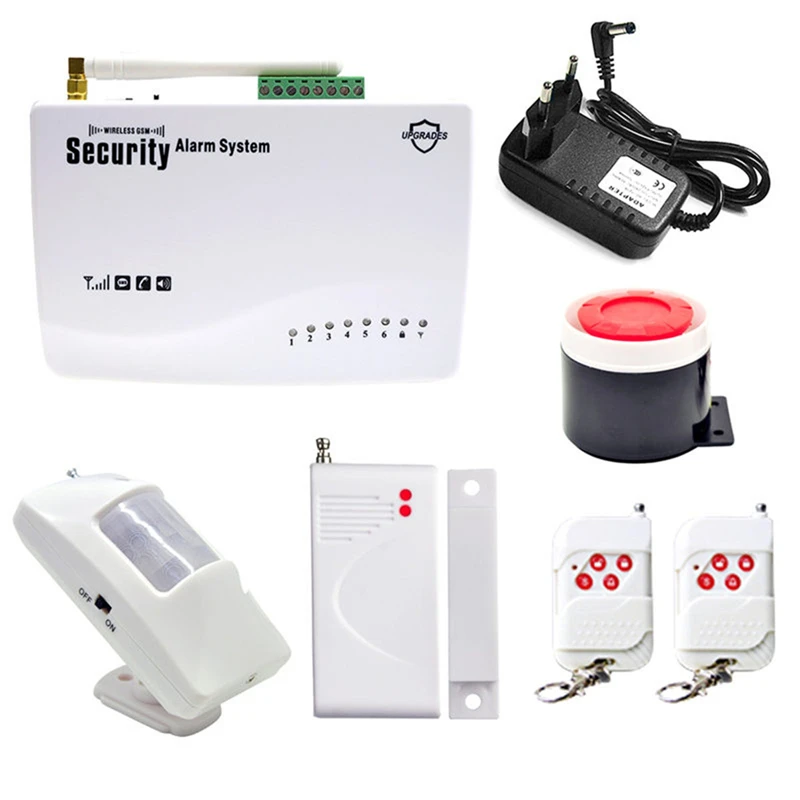 Wireless GSM font b Alarm b font System Dual Antenna Home Burglar Security Burglar font b