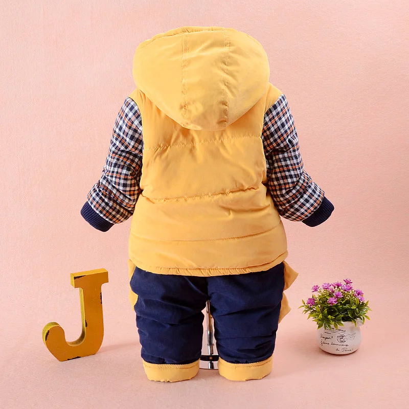 Г., осенне-зимний комплект одежды для маленьких мальчиков, костюм с хлопковой подкладкой комплект одежды для маленьких мальчиков от 0 до 2 лет, теплая верхняя одежда детская куртка