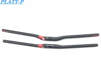 

New Carbon Handlebar Mountain Bike Handlebar Black Flat/Riser Bar Carbon Bicycle Parts 31.8mm*580-720mm Bicycle Handlebar