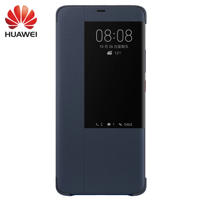 

Huawei Mate 20 X Pro Flip Case Cover Original Huawei Mate 20 case Smart Touch clear View Window PU Leather Luxury Protective