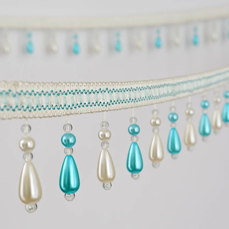 4 meter/lots DIY lace silk tassel accessories European curtains