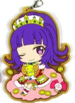 Pripara/довольно рай аниме брелок Manaka Laala/минами Мирей/Ходзе Sophy/Dorothy Запад/каучуковый ремешок /мобильный телефон прелести - Цвет: 3