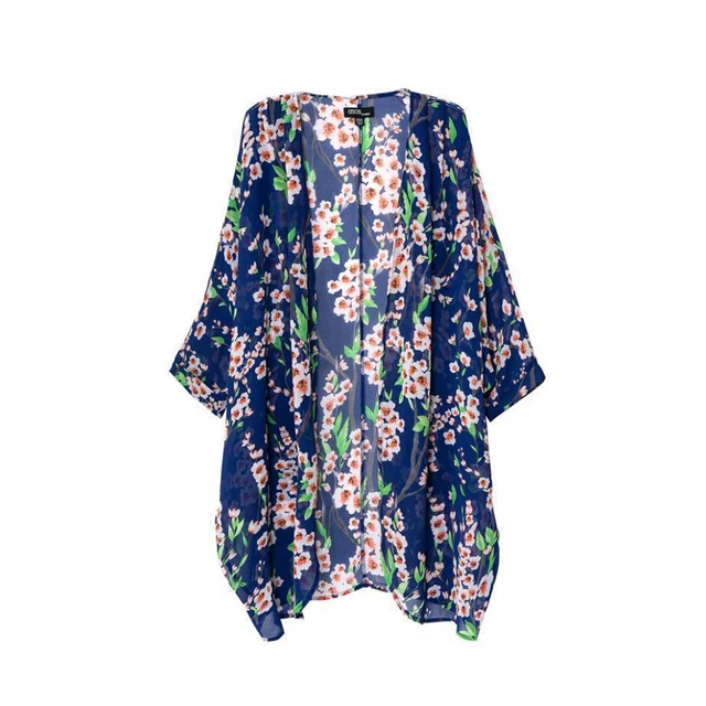 Kimono Printed Cardigan Sunscreen Spring&Summer Thin Coat Women Fashionable Streetwear