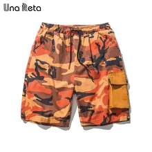 Una Reta мужские шорты Новые хип-хоп уличные стильные летние шорты камуфляжные мужские шорты модные повседневные шорты бермуды