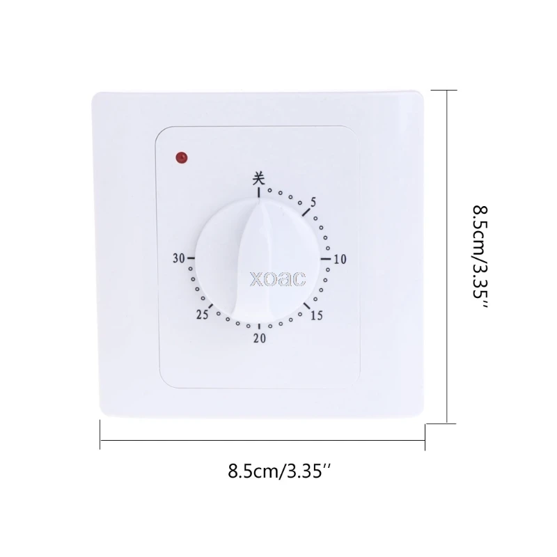 Переменный ток, 220 В, 10 А, 30 мин, таймер обратного отсчета, Электрический цифровой таймер, кнопка управления, стильный переключатель, механический, M13, Прямая поставка