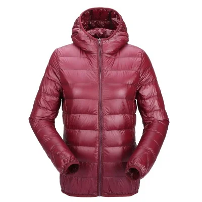 ZOGAA куртка для женщин зимнее теплое пальто ультра легкое пуховое стеганое пальто Верхняя одежда женское с капюшоном короткое тонкое однотонное пальто плюс размер