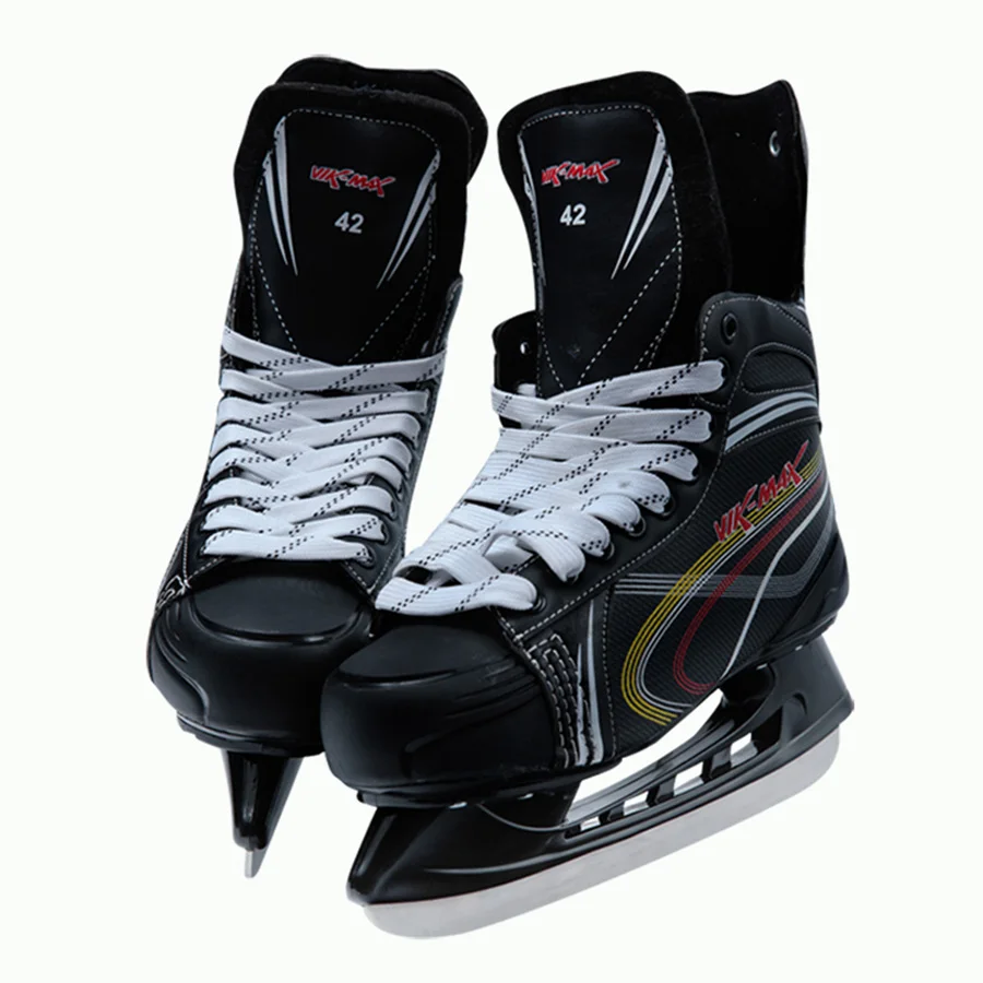 Vik Max zapatos de Hockey sobre hielo para adultos y niños, Patines de